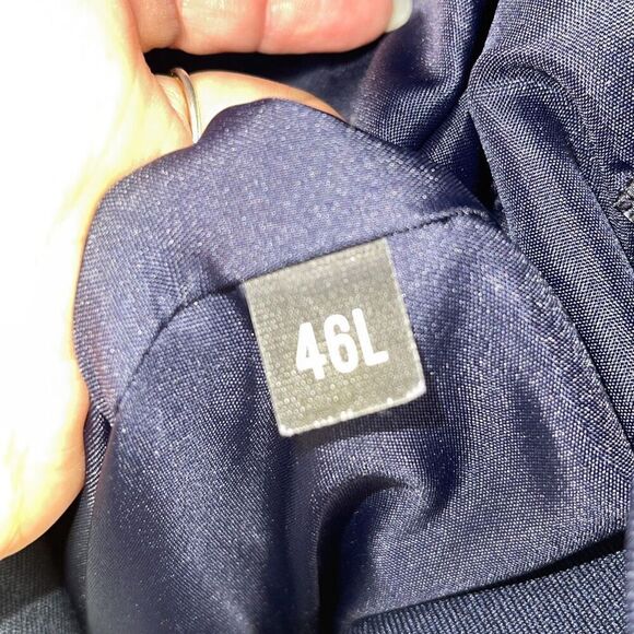 Vtg Reed St James Mens Single Breasted Notch Lapel Blazer Suit‎ Jacket Navy 46L - Picture 6 of 6